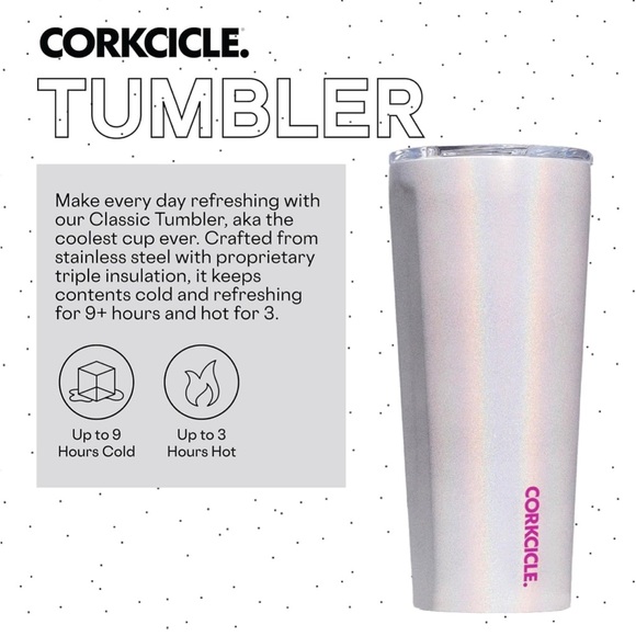 Corkcicle Sparkle Unicorn Magic 24 oz Tumbler - Picture 5 of 6